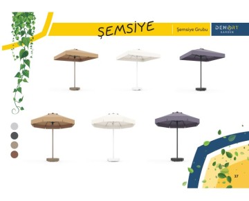 BAHÇE TİPİ ŞEMSİYE KARE