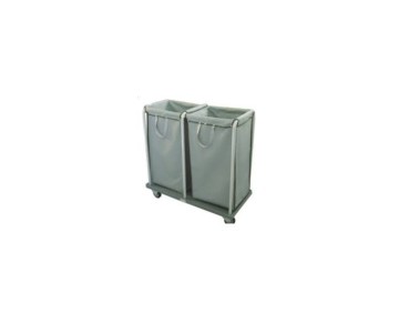 ÇİFT BRANDALI ÇAMAŞIR TOPLAMA ARABASI