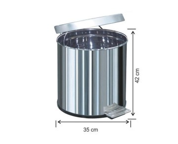 40 LT Pedallı ÇÖP KOVASI METAL İÇ KOVALI