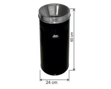 24 LT KAPALI TİP BOYALI ÇÖP KOVASI